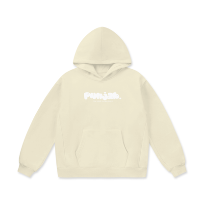 PUNJAB BUBBLE TEXT OVERSIZED HOODIE