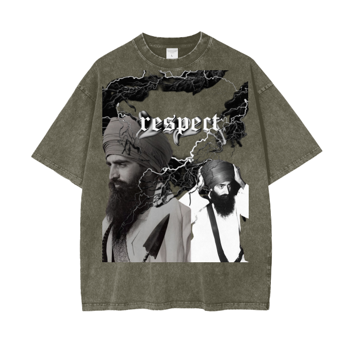 "RESPECT" OVERSIZED SHIRT